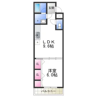 コリーヌ池上【2階】の間取り