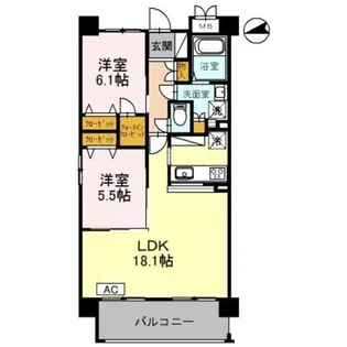 ラ・メゾンMSⅢ【3階】の間取り