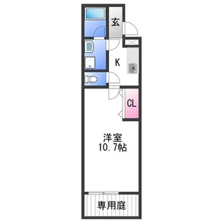 フジパレス 小人町【1階】の間取り