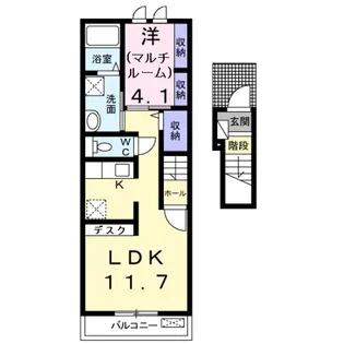 フォレスタ吹上【2階】の間取り