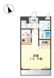 ヴェニール紀ノ川【1階】の間取り