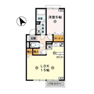 パインズコート【2階】の間取り