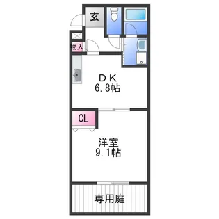 M グラナート【1階】の間取り