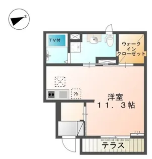 アジャートくろだ【1階】の間取り