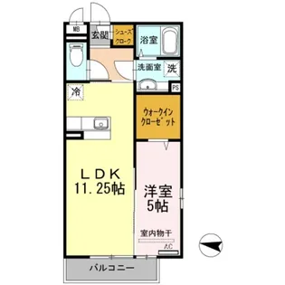 sereno 黒田【2階】の間取り