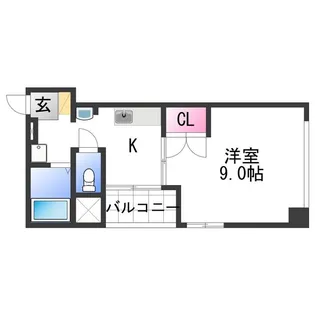 ヤマイチPLAZA 吹上【4階】の間取り