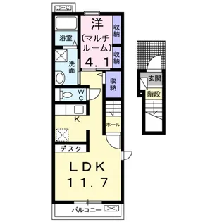 フォレスタ吹上【2階】の間取り