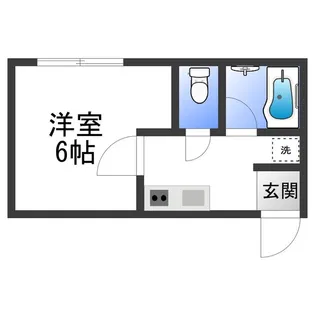 エクストリーム中島【1階】の間取り