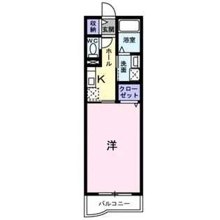 エスプリーク・コヤ【1階】の間取り