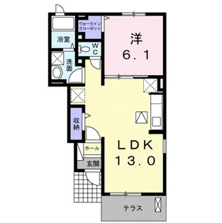 セレッソ・アンジュⅡ【1階】の間取り