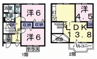 フラワーステージ1【1階】の間取り