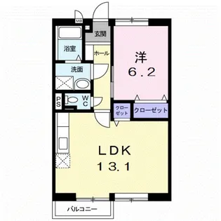 エルディムⅠ【2階】の間取り