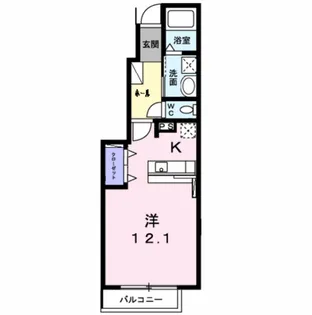 LinoコートⅠ【1階】の間取り