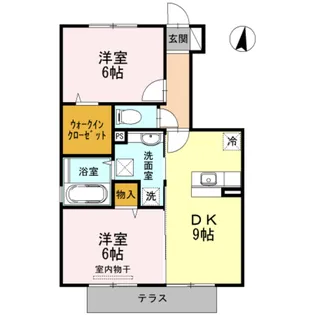 フレンダ神前【1階】の間取り