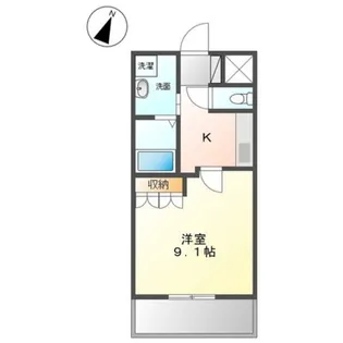 シャングリラⅠ【1階】の間取り