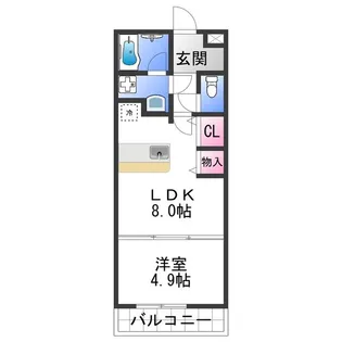 ロックブリッジ【1階】の間取り