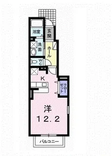 セイバリーD【1階】の間取り