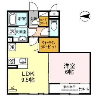 エミネンス東布経丁【2階】の間取り
