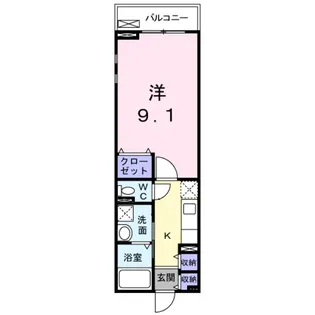 パセーオ【2階】の間取り