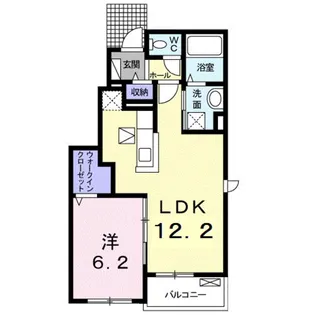 アミティエⅡ【1階】の間取り