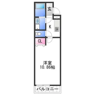 キーウィ荘【2階】の間取り