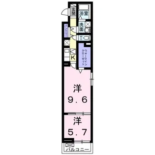 フォレスタ・和歌浦【101号室】の間取り