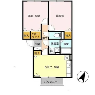 LE FIGARO Ⅱ【2階】の間取り