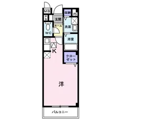 ベルラフィーネ【1階】の間取り