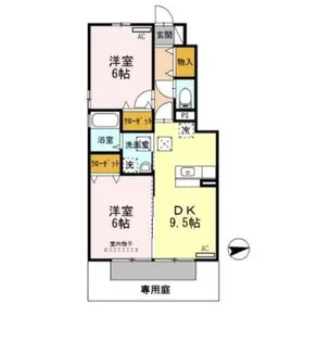 コーラルヴィラ 松島Ⅱ【1階】の間取り