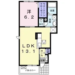 フォルトゥーナ Ⅲ【1階】の間取り