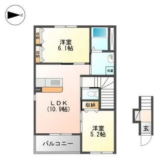 グランド・テンダネス【2階】の間取り