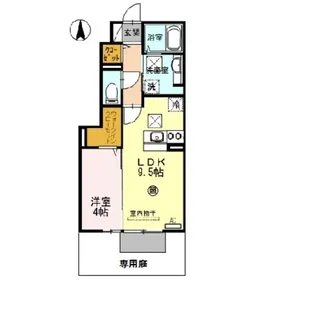あーばんはいつ神前Ⅱ 【1階】の間取り