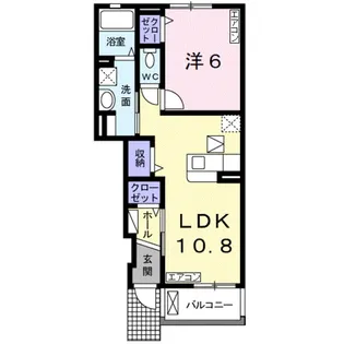 アルコバレーノ C【1階】の間取り