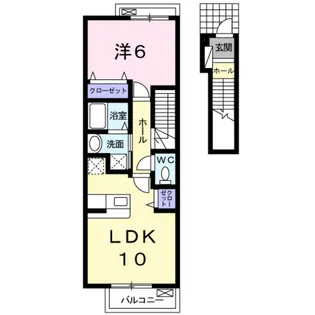 ランジュ【2階】の間取り