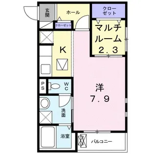 プルメリア【1階】の間取り