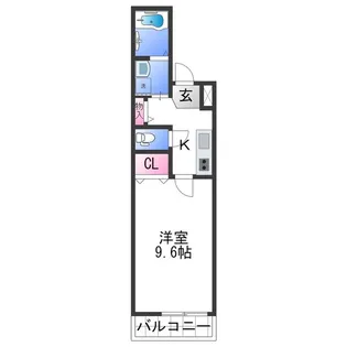 フジパレス城北Ⅵ番館【1階】の間取り