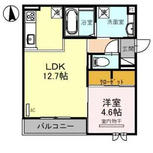 La maison Chico Rich【3階】の間取り