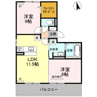 コモド・アイ【1階】の間取り