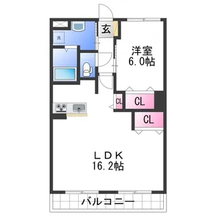 グレイスコート N’s【2階】の間取り