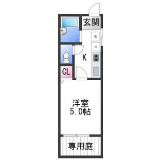 TJ田尻【1階】の間取り