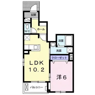 コンフォール【1階】の間取り