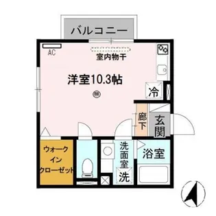 パーチェ寿【2階】の間取り