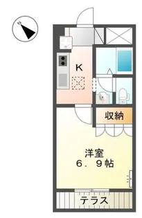 グランチェスタ.冬野【1階】の間取り