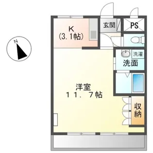 ヴィレッジ名草PARTⅢ【2階】の間取り