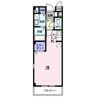 グラース アンジュⅢ【2階】の間取り