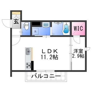 ベレオ鷺ノ森【2階】の間取り