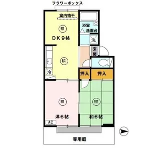 ハイツJOY【1階】の間取り