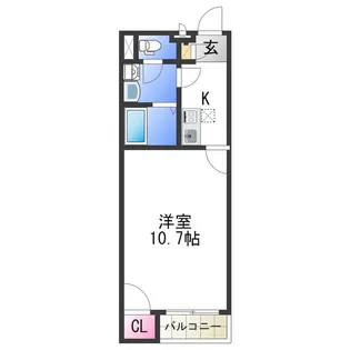 レオネクストアルヴィータ【1階】の間取り