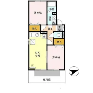 Cozy Court A棟【1階】の間取り