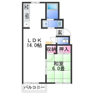 コープU3【2階】の間取り